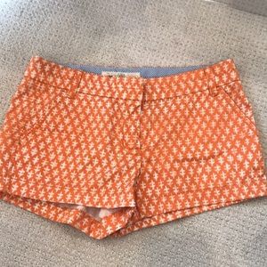 Orange JCrew shorts